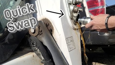 Replacing A Leaking Skidsteer Coupler