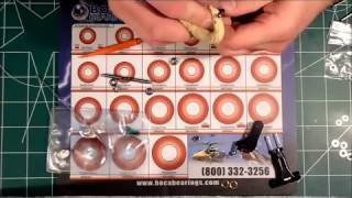 How to install Trex 450 Pro blade-grip bearings