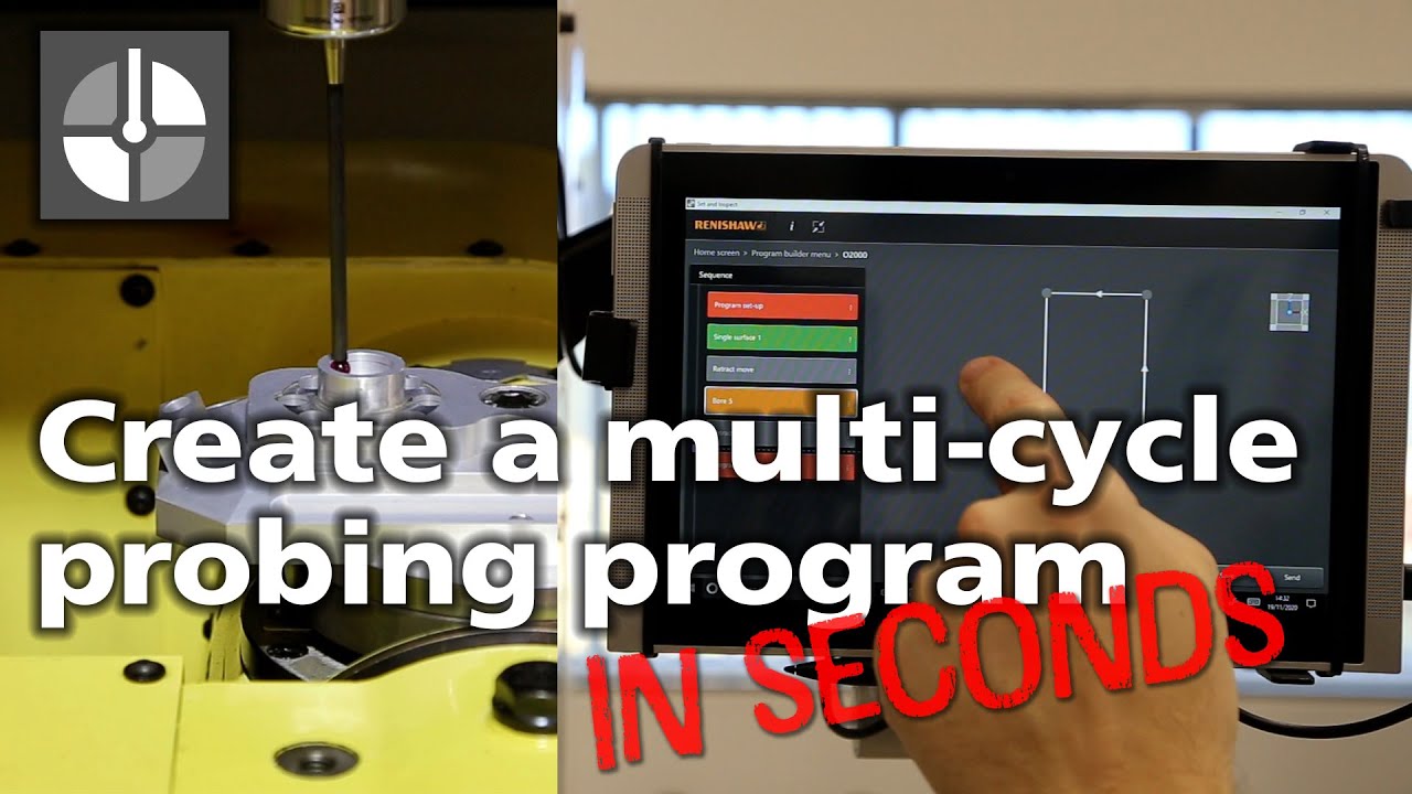 Multi-cycle probing program for automated manufacture using Set and ...