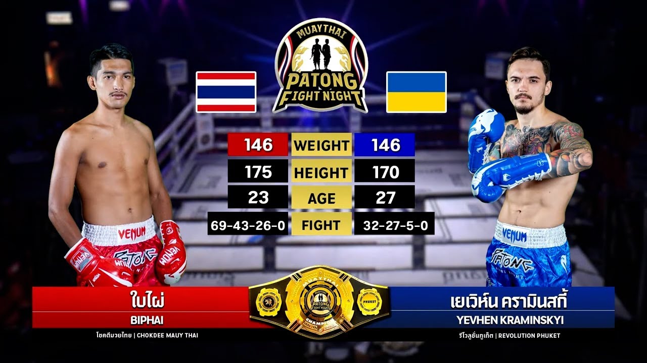 Biphai Chokdee MuayThai vs Yevhen Kraminski