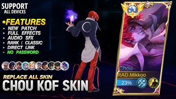 Chou Kof Skin Script No Password - Iori Yagami Mlbb - Full Effects & Audio