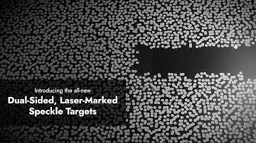 Dual-sided, Laser-marked, Speckle Calibration Targets