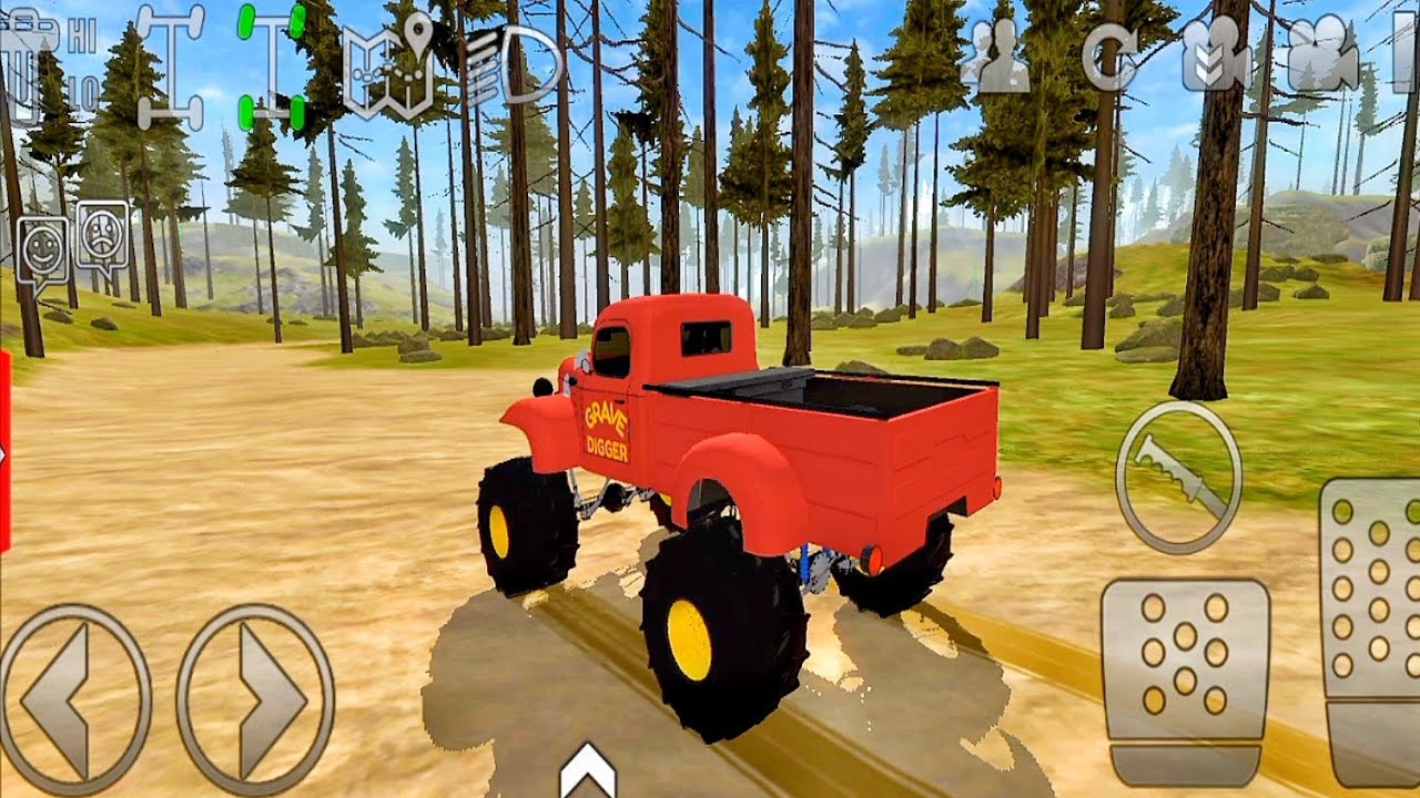 Jungle Road Amazing View Blue Sky Car Race Game Offroad Car Full