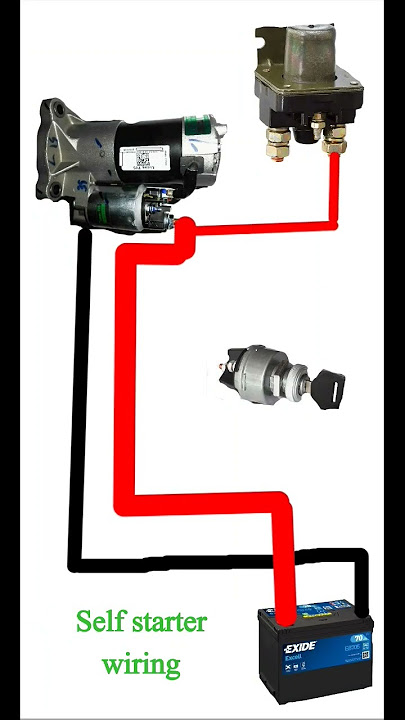 #starter #wiring #automobile