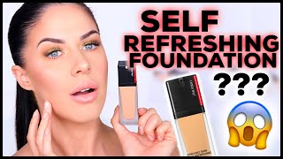 *NEW* Shiseido Syncro Skin Foundation! Oily Skin Wear Test & Review!!