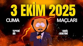 CUMA İKİ MAÇLA NOKTA ATIŞI! | 3 Ekim Cuma İddaa Tahminleri | Bahisci İmam