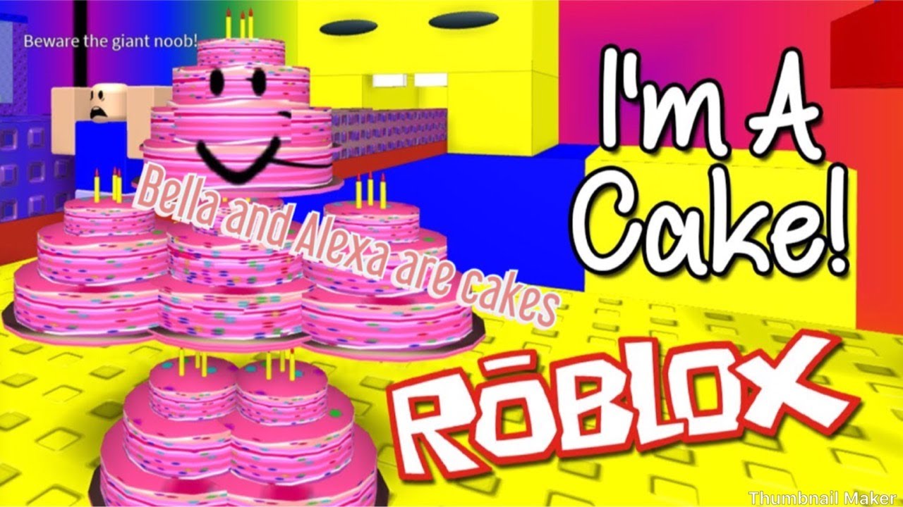 Gaming Girls Group Becoming A Cake In Roblox With Bella - pink roblox cake for girls