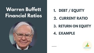 3 Financial Ratios Warren Buffett Uses!