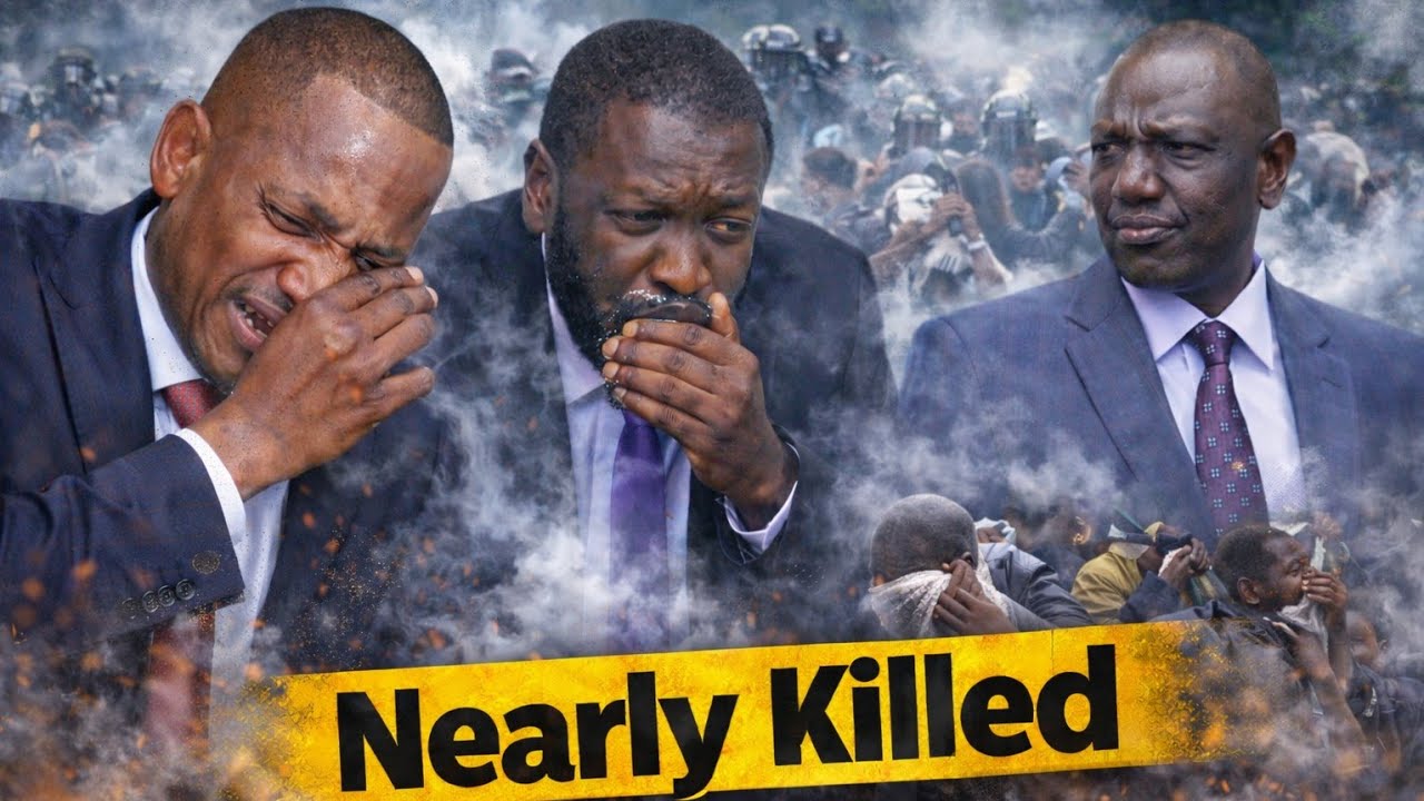 BREAKING: Babu Owino & Sifuna Nearly KILLED As Police Attack ODM's Rally In Kamukunji