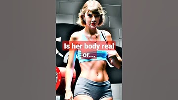 Taylor Swift powerlifts with St3roids? #taylorswift #aiart #vevo #ai #trending #selenagomez