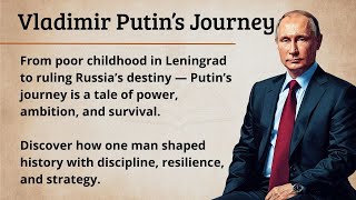 Vladimir Putin's Story || Enhance Ur English Through Storytelling 🔥 || English Listening Practice ✅