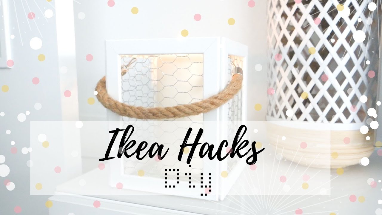 DIY IKEA HACKS 🛠 : IDEAS FÁCILES Y SENCILLAS PARA DECORAR 📐 LADYANDRIU ✂️