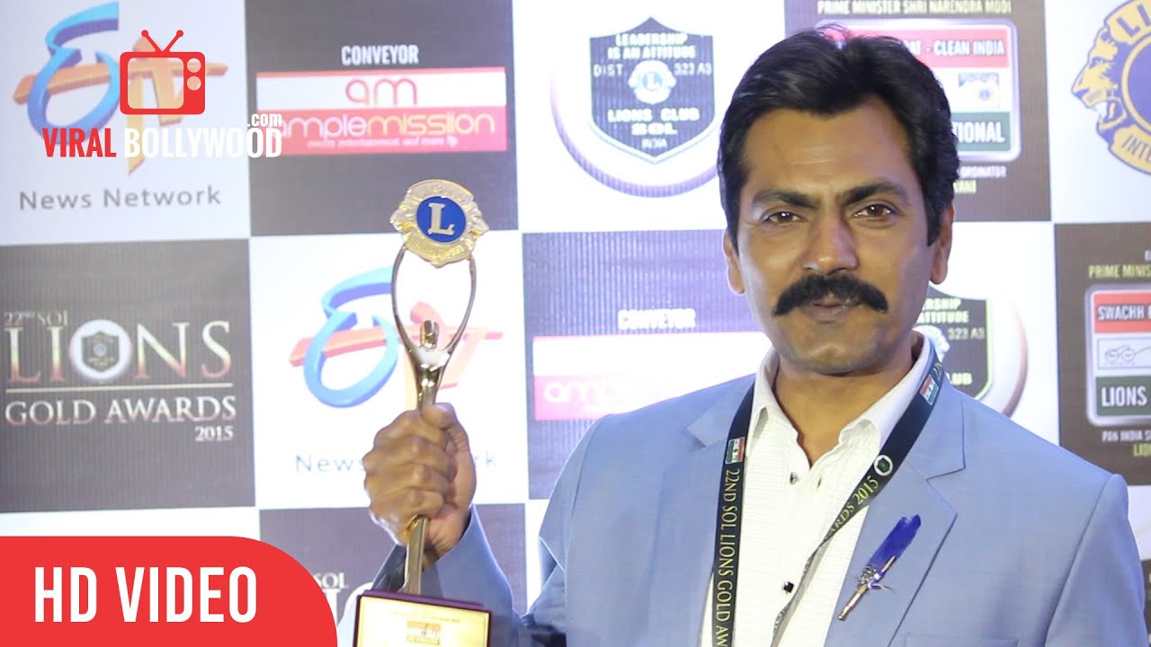 Nawazuddin Siddiqui | 22nd Lions Gold Awards 2016 | ViralBollywood