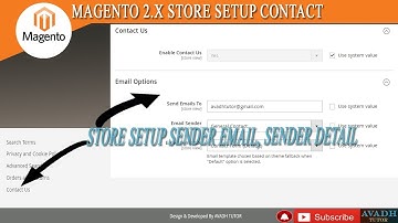 magento store setup contact || how to setup my contact in magento 2 ||  magento store contact