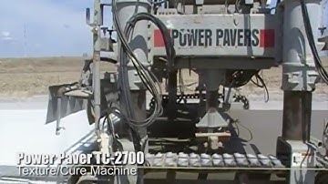 Texture/Curing Machine Power Paver TC-2700
