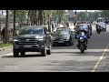 Emmanuel macron son convoi dans paris