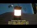 BORUiT: Quick Look-The New Design Camping Lamps YHX-3224