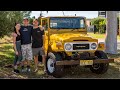 Surprising My Dad With His NEW (42 Year Old) CAR - Toyota FJ45 LandCruiser Build EP9