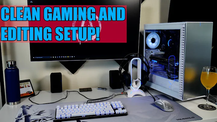 My White Gaming And Editing PC Setup!