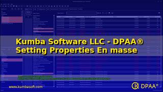 DPAA® - Setting Properties En Masse