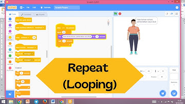 Perulangan (Looping) pada Program Scratch ~ Repeat