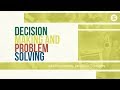 Mastering Decision Making & Problem Solving Skills 🧠