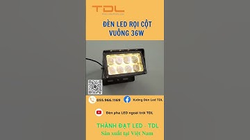 Đèn led rọi cột vuông sân vườn 36w l Đèn rọi cột mới nhất 36w l Đèn rọi cột chính hãng 36w