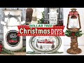 🎄 4 HIGH END DOLLAR TREE FARMHOUSE CHRISTMAS DIYS/ FARMHOUSE HOME DECOR/TRASH TO TREASURE CHRISTMAS