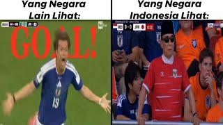 Belanda Vs Jepang Yang Negara Lain Lihat Vs Indonesia 😂