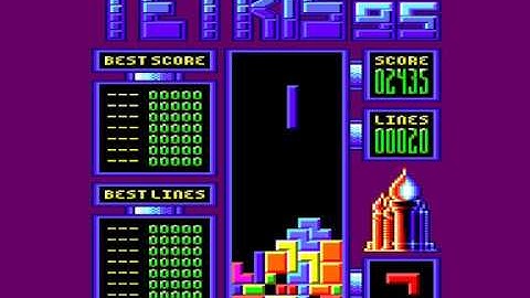 Tetris 95 by Epsilon/PowerSystem (Amstrad CPC game - 1995)