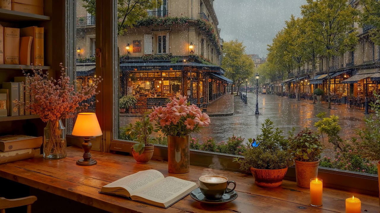 Cozy February Winter |  Rainy Jazz Piano to Relax, Study and Calm Your Mind