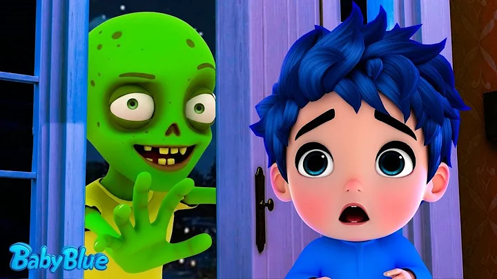 Halloween Zombie at the Door | Halloween Songs for Kids & Nursery Rhymes | Baby Blue