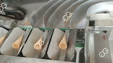 6000pcs/h Ice Cream Waffle Cone Production Line