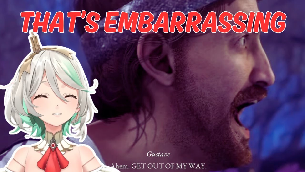 [Hololive] Реакция CC на забавные сцены с Гюставом и Эски в «Экспедиции 33» [Сесилия Иммергрин]