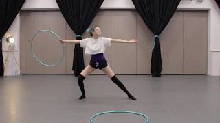Raw hoop routine