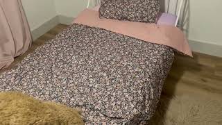 Adorable floral duvet cover!