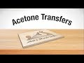 Acetone Transfers - Transfer an Image onto Wood