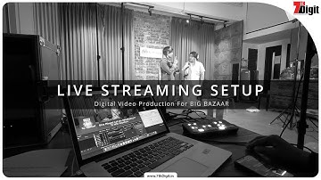 Behind The Scene LIVE STREAMING SETUP II 7thDigit Films