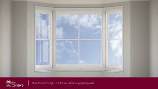 How to Install Your Shutters on a Bay Window - The Shutter Store