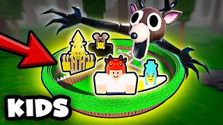 I Built THE KIDS BASE in 99 Nights in the Forest! (Roblox)