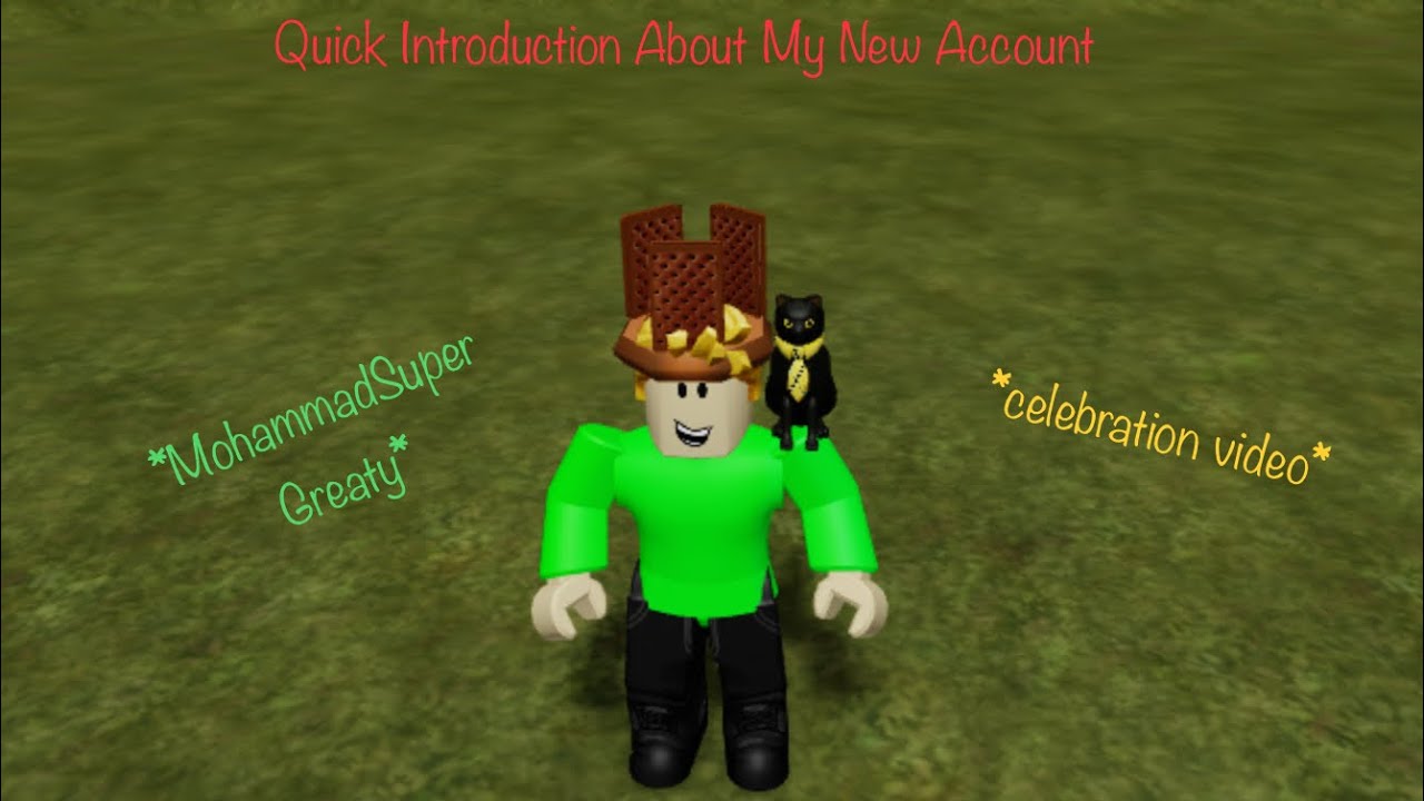Introduction On My New Account YouTube