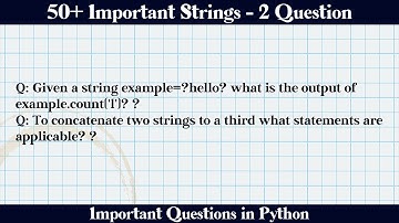 MCQ Questions Strings - 2 with Answers