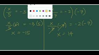 ASVAB MATH REVIEW: (ACTUAL LESSON) SOLVING LINEAR EQUATIONS-ONE STEP EQUATIONS  || Jane Maciejewski