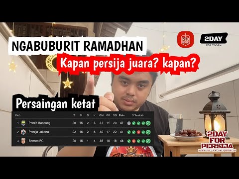 NGABUBURIT PALING SAH! PERSIJA MENANG DI JUMAT BERKAH, SINYAL JUARA MULAI TERLIHAT⁉️🔴🔥