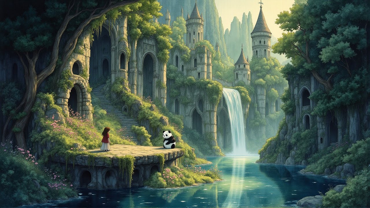 🌙🎶 Cozy ambience to study, relax & heal your heart 🐾✨ Accompanying Panda Lofi