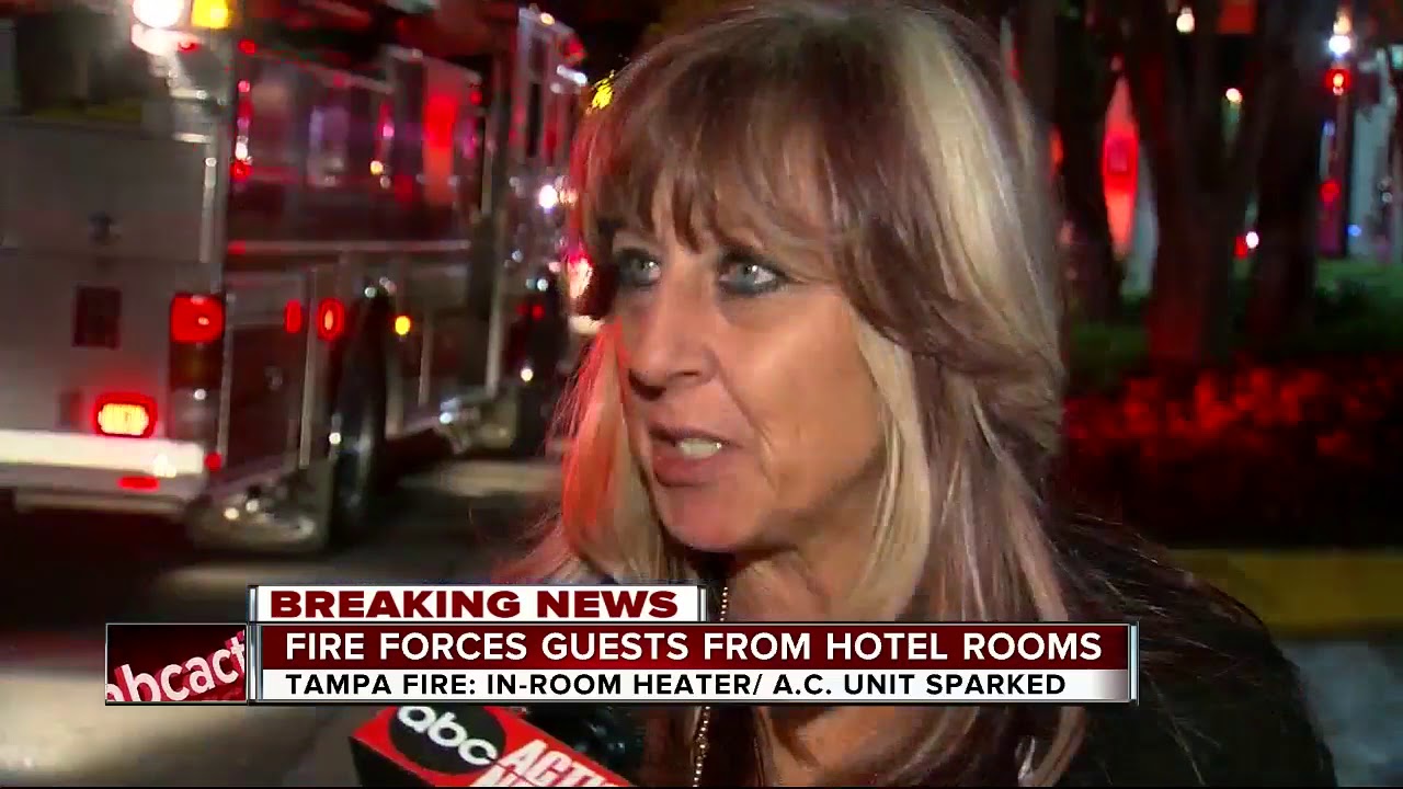 Fire at Marriott Hotel in Tampa forces evacuations - YouTube