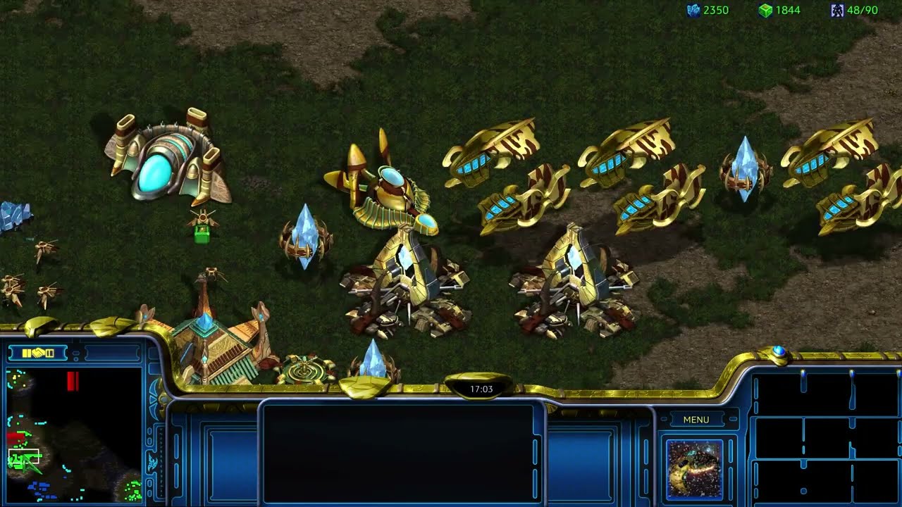 Protos vs Zerg, Protos, Terran (The Lost Temple)