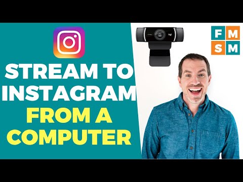   Live Stream Instagram From Computer Tutorial