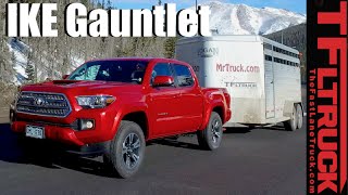2016 Toyota Tacoma takes on the Extreme Ike Gauntlet Towing Review
