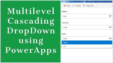 Create Multilevel Cascading DropDown using PowerApps in SharePoint Online